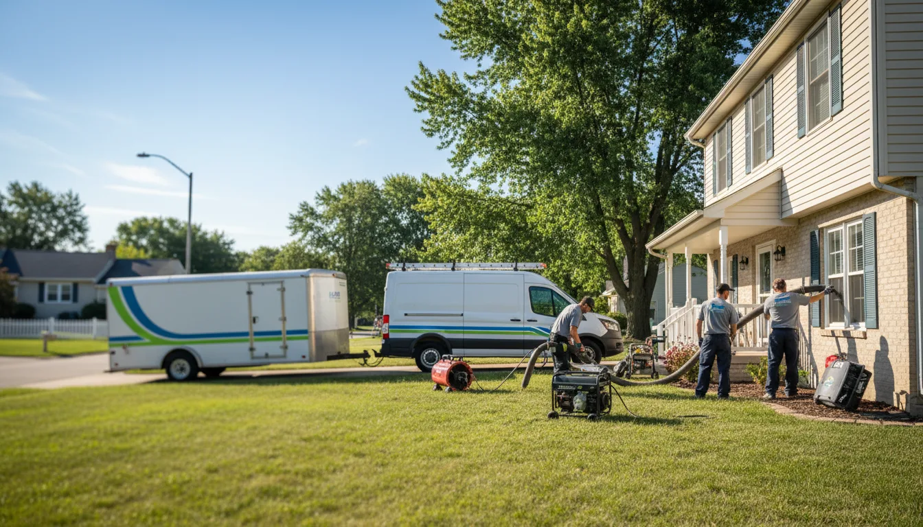 Flooded Basement Restoration And Cleanup With Repair in Mount Pulaski, IL near me
